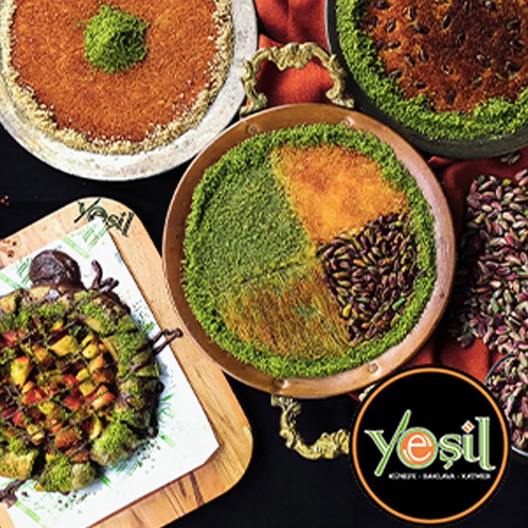 Yeşil Künefe Baklava Katmer