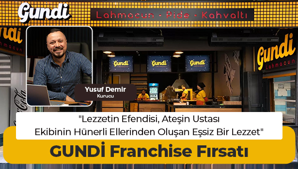 GUNDİ Franchise Fırsatı - "Lezzetin Efendisi, Ateşin Ustası Ekibinin Hünerli Ellerinden Oluşan Eşsiz Bir Lezzet"