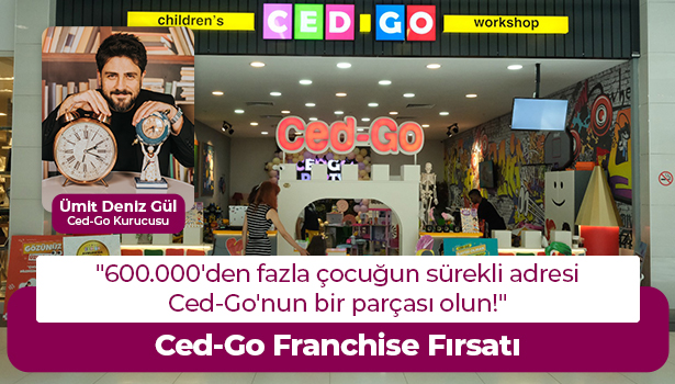 Ced-Go Franchise Fırsatı - "600.000'den fazla çocuğun sürekli adresi Ced-Go'nun bir parçası olun!"