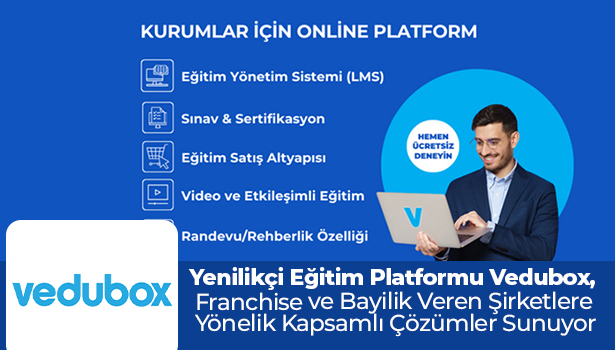 Yenilikçi Eğitim Platformu Vedubox, Franchise ve Bayilik Veren Şirketlere Yönelik Kapsamlı Çözümler Sunuyor