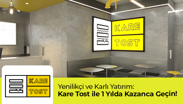 Yenilikçi ve Karlı Yatırım: Kare Tost ile 1 Yılda Kazanca Geçin!