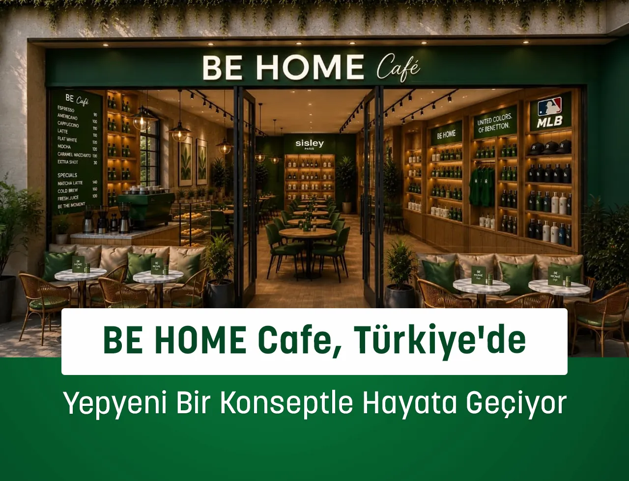 BE HOME Cafe, Türkiye'de Yepyeni Bir Konseptle Hayata Geçiyor