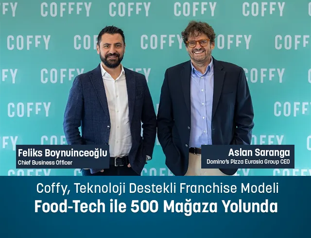 Coffy, Teknoloji Destekli Franchise Modeli Food-Tech ile 500 Mağaza Yolunda