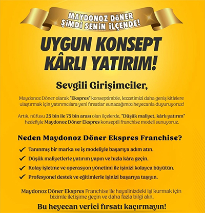 Maydonoz Döner Franchise