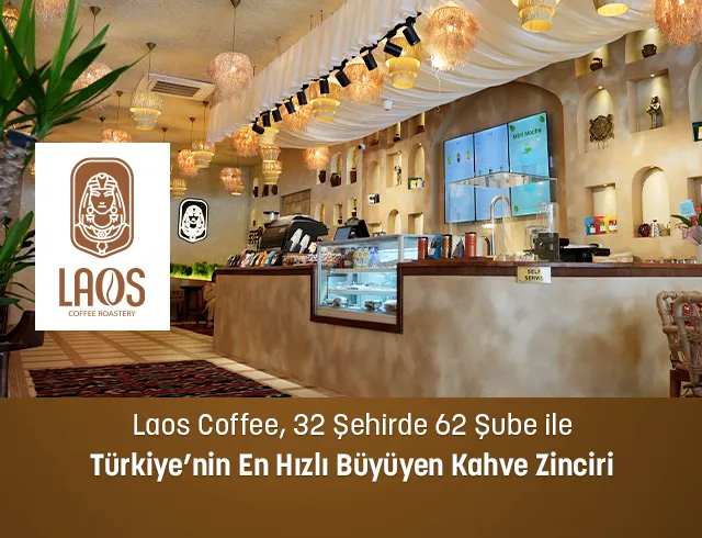 Laos Coffee, 32 Şehirde 62 Şube ile Türkiye’nin En Hızlı Büyüyen Kahve Zincirlerinden Biri
