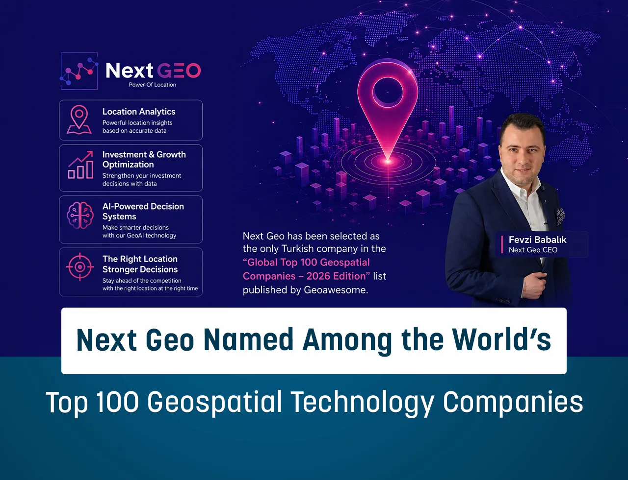 Next Geo Ranks Among the World's Top 100 Geospatial Technology Companies